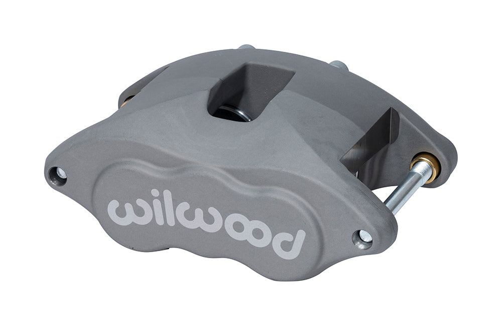 Wilwood Brake Caliper GM D52 1.28-inch Rotor Dual Piston Forged Aluminum Gray Anodized
