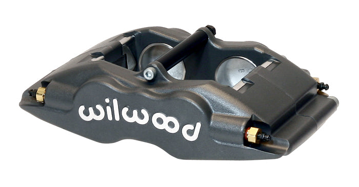 Wilwood Forged S/L Caliper 120-11128 with 4 Piston Aluminum Construction and Gray Anodized Finish