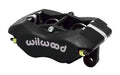 Wilwood 120-11571-SI Dynalite 4-Piston Aluminum Brake Caliper with Gray Anodized Finish for 12.72 Inch Rotors and 3.5 Inch Lug Mount