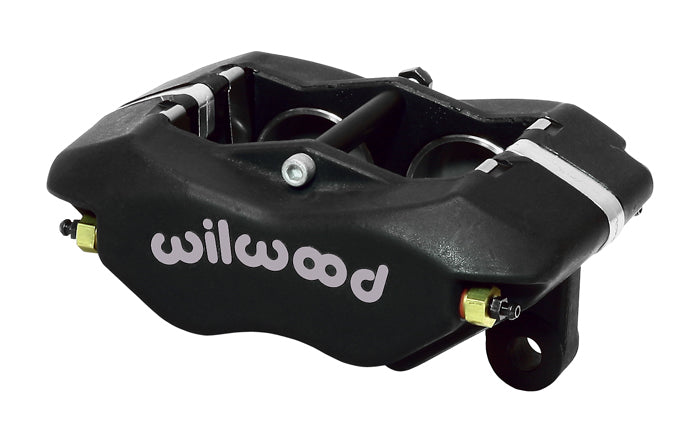 Wilwood 120-11571-SI Dynalite 4-Piston Aluminum Brake Caliper with Gray Anodized Finish for 12.72 Inch Rotors and 3.5 Inch Lug Mount