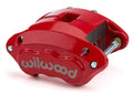 Wilwood D154 Red Dual Piston Brake Caliper with 1.62 Inch Diameter Pistons