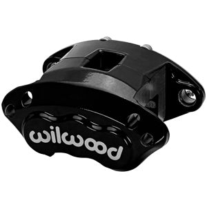 Wilwood D154 Brake Caliper, Part Number 120-11875-BK, 2 Piston Aluminum Caliper with Black Powder Coat for Automotive Applications