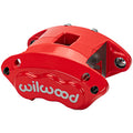 Wilwood D154 Brake Caliper 120-11875-RD with 2 Pistons, Aluminum, Red Powder Coat for GM Vehicles