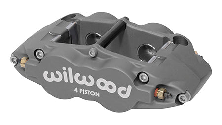 Wilwood WIL120-13227 Superlite Passenger Side Brake Caliper with 4 Piston Aluminum Construction and Gray Anodized Finish