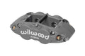 Wilwood 120-13232 Superlite Radial Mount Brake Caliper with 4 Piston Aluminum Construction and Gray Anodized Finish