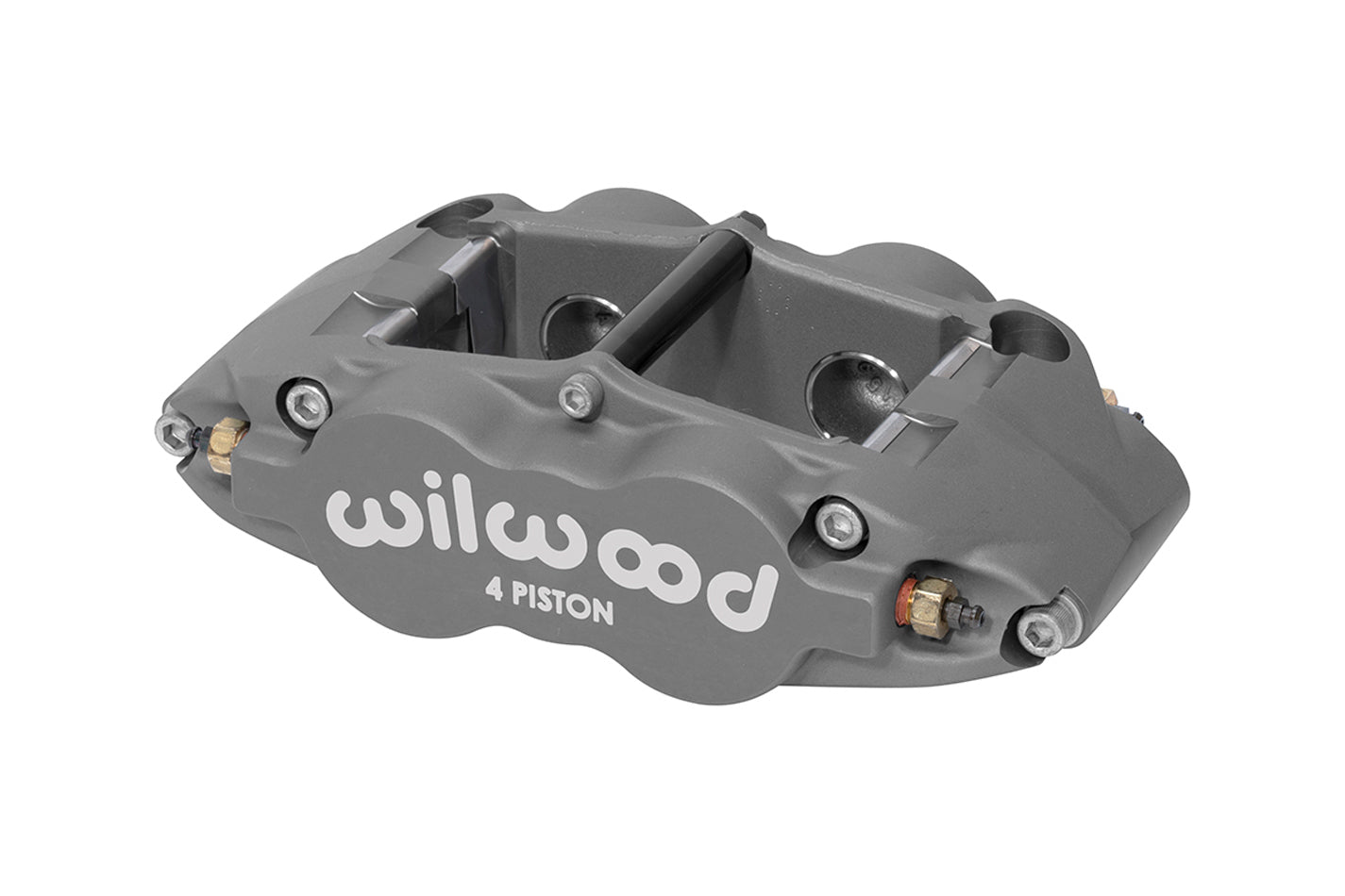 Wilwood 120-13232 Superlite Radial Mount Brake Caliper with 4 Piston Aluminum Construction and Gray Anodized Finish