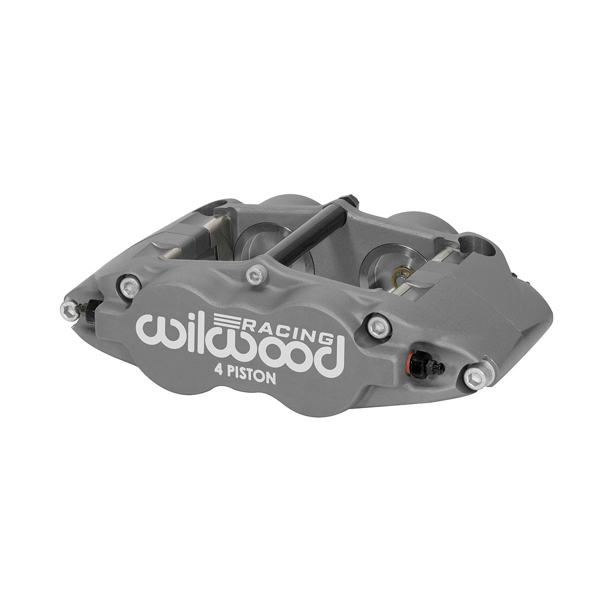 Wilwood WIL120-13263 Superlite 4-Piston Aluminum Brake Caliper for 14-Inch Rotors, Gray Anodized, Passenger Side
