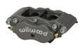 Wilwood 120-13406-SI Billet NDL Caliper Radial Mount Side Inlet with 4 Piston Aluminum Construction and Gray Anodized Finish