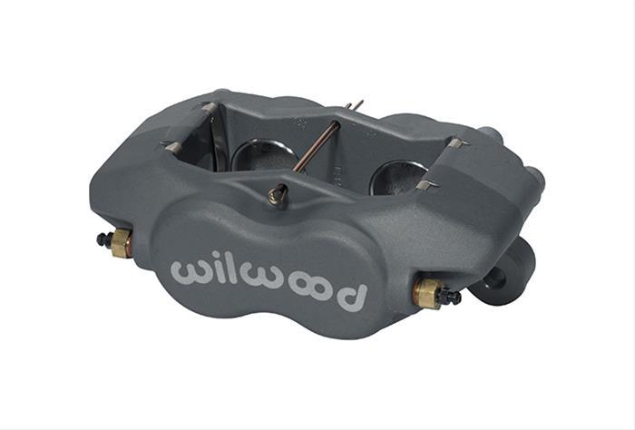 Wilwood 120-13839 Dynalite Forged 4-Piston Aluminum Brake Caliper with Gray Anodized Finish