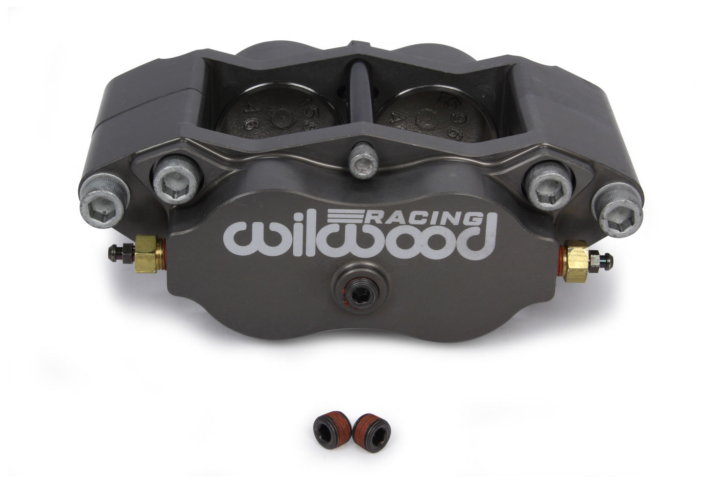 Wilwood 120-14765-SI Narrow Dynalite Brake Caliper with 4 Piston Aluminum Construction and Gray Anodized Finish