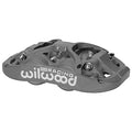 Wilwood Brake Caliper XRZ4R Driver Side Aluminum Gray Anodized with 14 Inch Rotor Diameter