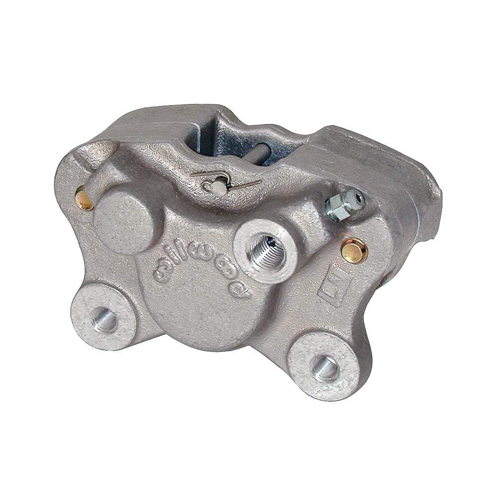Wilwood PS-1 Passenger Side Brake Caliper with 2-Piston Aluminum Construction and Clear Anodized Finish