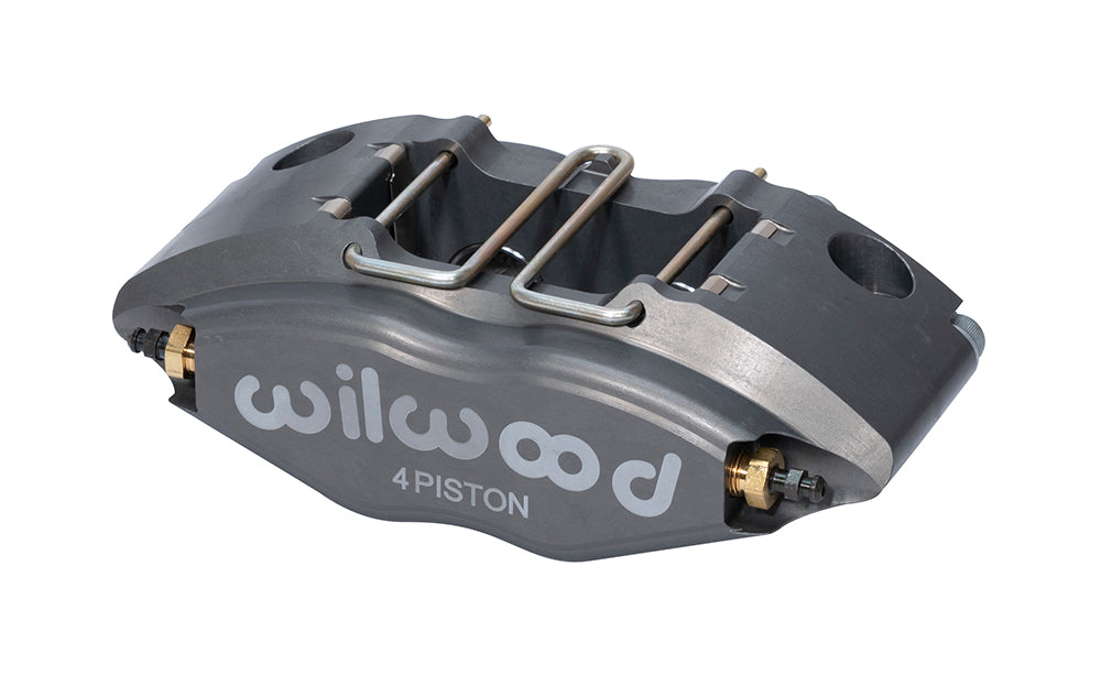 Wilwood Powerlite 120-8724 4-Piston Aluminum Brake Caliper with Gray Anodized Finish