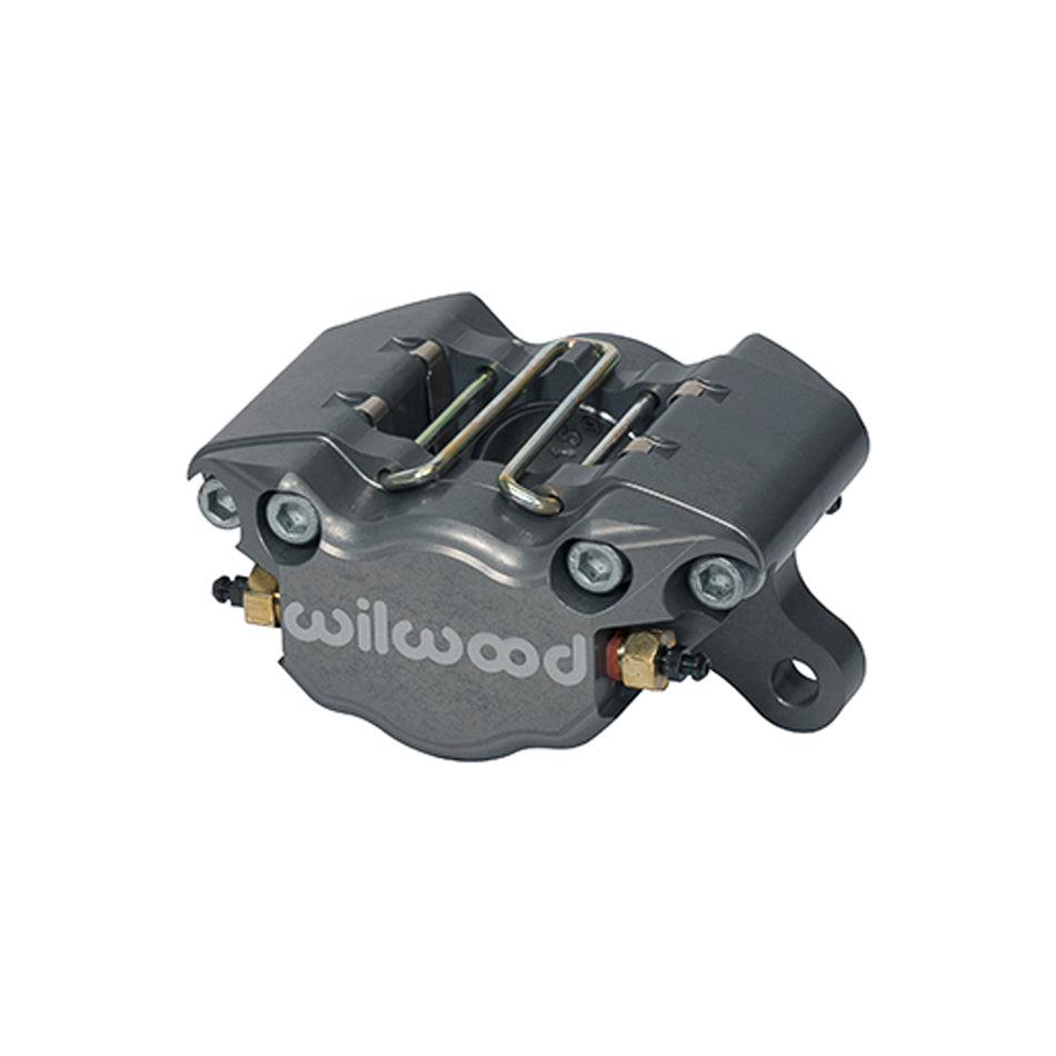 Wilwood Dynapro Billet Caliper 120-9690 with 2 Pistons, Aluminum Gray Anodized, 13 Inch Diameter Rotor, 3.75 Inch Lug Mount