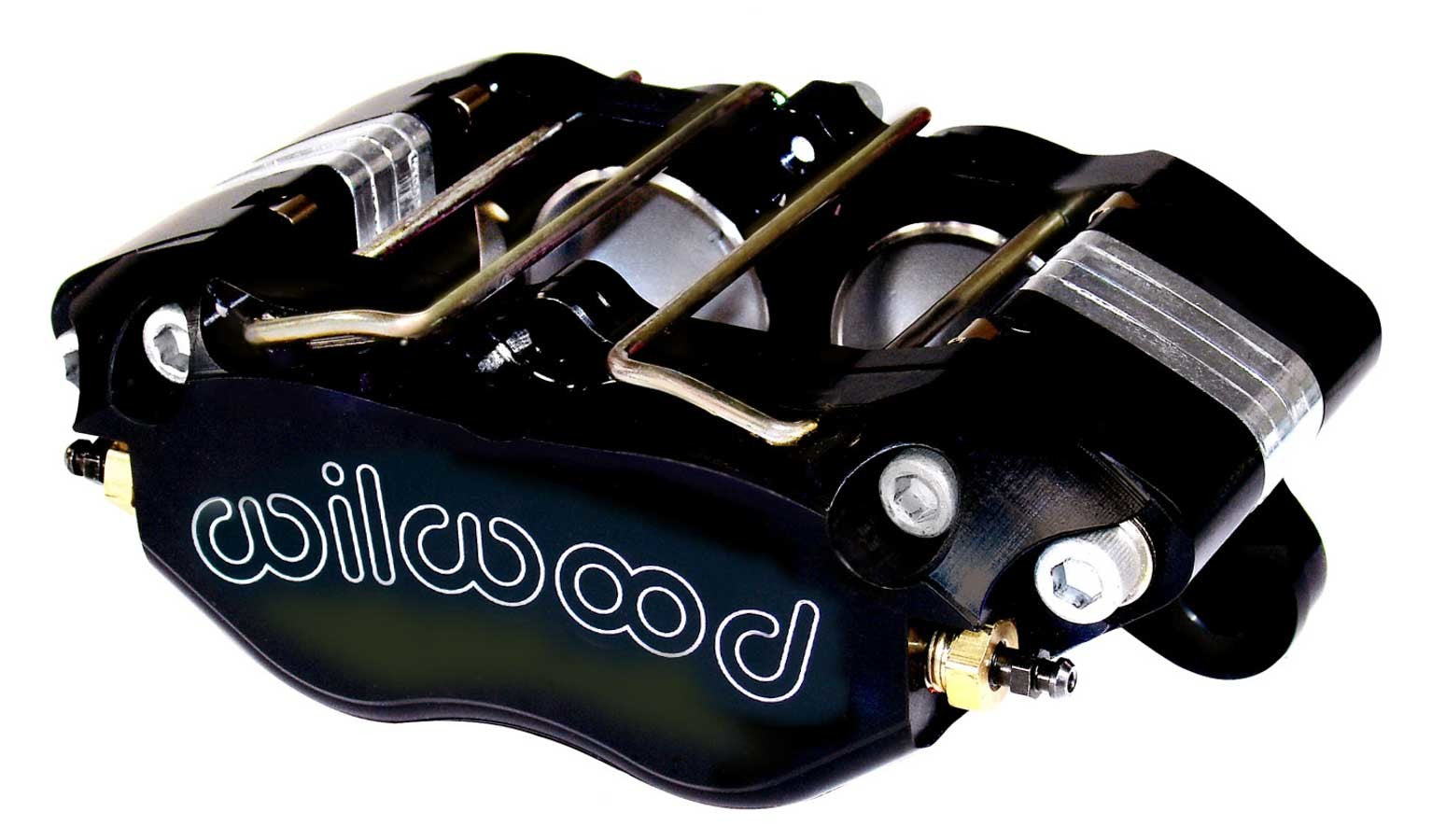 Wilwood Dynapro Brake Caliper 120-9695 with 4 Piston Aluminum Design and Black Powder Coat Finish