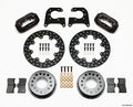 Wilwood 140-0264-BD Forged Dynalite Drag Rear Brake Kit for Olds and Pontiac Vehicles with 4-Piston Calipers and 11.44-Inch Drilled Steel Rotors