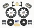 Wilwood Drag Front Brake Kit for Ford Mustang 1994-2004 with 11.75-Inch Drilled Steel Rotor and Four-Piston Aluminum Caliper