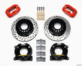 Wilwood 140-10094-DR Dynalite Rear Brake Kit for GM C10 Trucks with 4-Piston Caliper and 12.19 Inch Drilled Slotted Iron Rotors