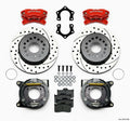 Wilwood 140-10767-DR Dynalite Rear Brake Kit for Mopar and Dana Axles with 4-Piston Caliper and 12.19 Inch Drilled and Slotted Iron Rotor