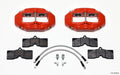 Wilwood 140-10789-R Front Brake Kit for Chevrolet Corvette 1965-1982 with 4-Piston Aluminum Calipers and Red Powder Coat Finish