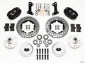 Wilwood 140-10996-D Dynalite Front Brake Kit with 4-Piston Caliper and 11-Inch Drilled Slotted Iron Rotor for GM A-Body, F-Body, X-Body 1964-1974