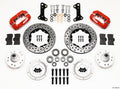 Wilwood 140-10996-DR Dynalite Front Brake Kit for GM A-Body, F-Body, X-Body 1964-1974 with 11-Inch Drilled and Slotted Iron Rotors
