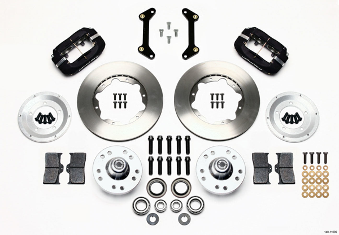 Wilwood HD Front Brake Kit 80-87 GM G-Body with 4 Piston Calipers and 11-Inch Plain Iron Rotors