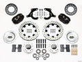 Wilwood 140-11010-D Dynalite Front Brake Kit for 1955-1957 Chevrolet Fullsize Cars with 4-Piston Calipers and 11.75-Inch Drilled and Slotted Iron Rotors