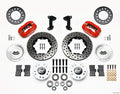 Wilwood 140-11017-DR Forged Dynalite Pro Series Front Brake Kit for Ford Mustang 1974-1978 with 11-inch Drilled and Slotted Iron Rotors and Four-Piston Aluminum Calipers