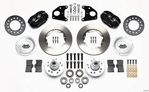 Wilwood Forged Dynalite Pro Series Front Brake Kit for Mopar B-Body and E-Body with 11 Inch Plain Iron Rotors
