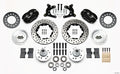 Wilwood 140-11022-D Forged Dynalite Pro Series Front Brake Kit for Mopar A-Body 1962-1972 with 11-Inch Drilled and Slotted Iron Rotors