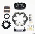 Wilwood 140-11206 Rear Inboard Sprint Kit with 10.5 Inch Drilled and Scalloped Steel Rotor
