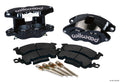 Wilwood Front Brake Caliper Kit D52 with Black Powder Coated Forged Aluminum, 2 Piston, for GM 1968-96