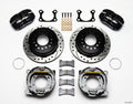 Wilwood 140-11387-D Rear Disc Brake Kit for Big Ford with 11-Inch Drilled and Slotted Iron Rotors