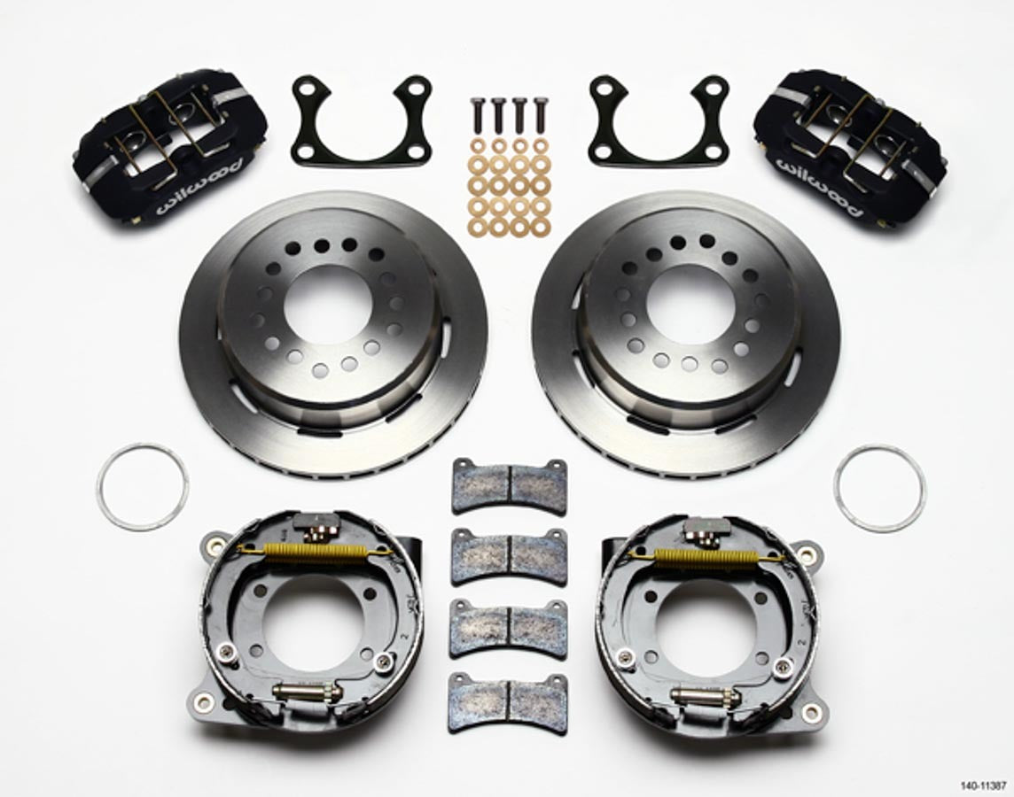Wilwood 140-11387 Rear Disc Brake Kit for Big Ford with Parking Brake and 11-Inch Plain Iron Rotor
