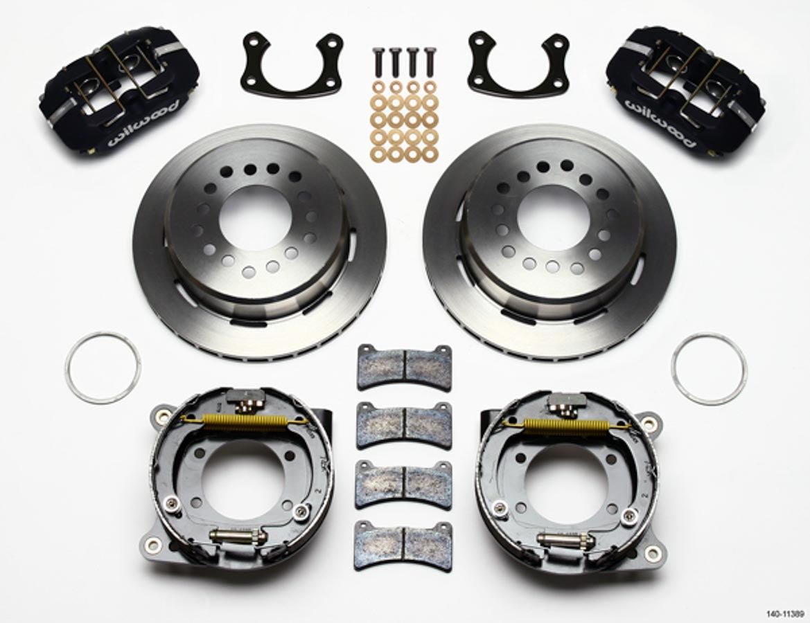 Wilwood 140-11389 Rear Dynapro Low-Profile Brake System Kit for Big Ford Trucks