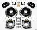 Wilwood 140-11400-D Dynapro Low-Profile Rear Disc Brake Kit with 4 Piston Caliper and 11 Inch Drilled Slotted Iron Rotor