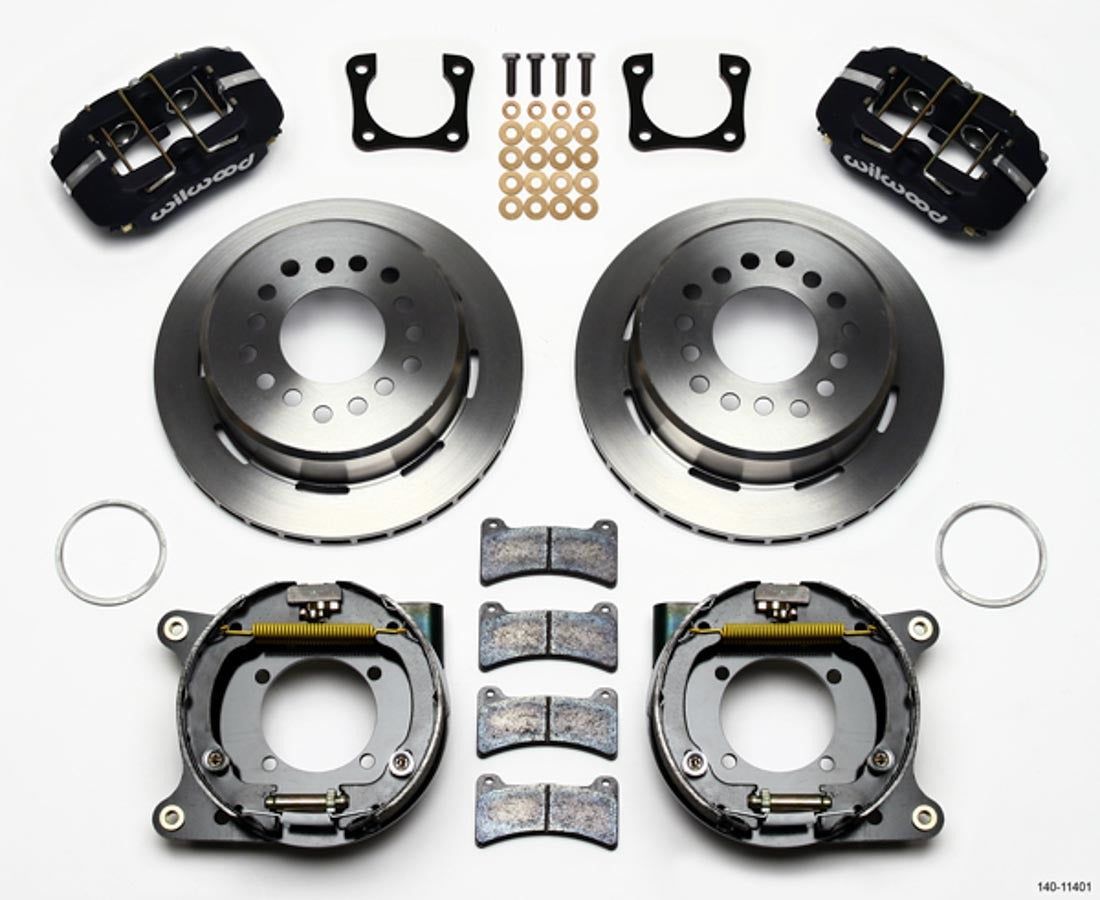 Wilwood 140-11401 Rear Disc Brake Kit with Park Brake for GM 12-Bolt