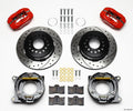 Wilwood 140-11828-DR Rear Brake Kit for Chevy Corvette 1957-1962 with 4-Piston Dynalite Caliper and 12.19 Inch Drilled and Slotted Iron Rotors