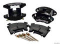 Wilwood D154 Front Brake Caliper Kit with Forged Aluminum Construction and Black Powder Coat Finish