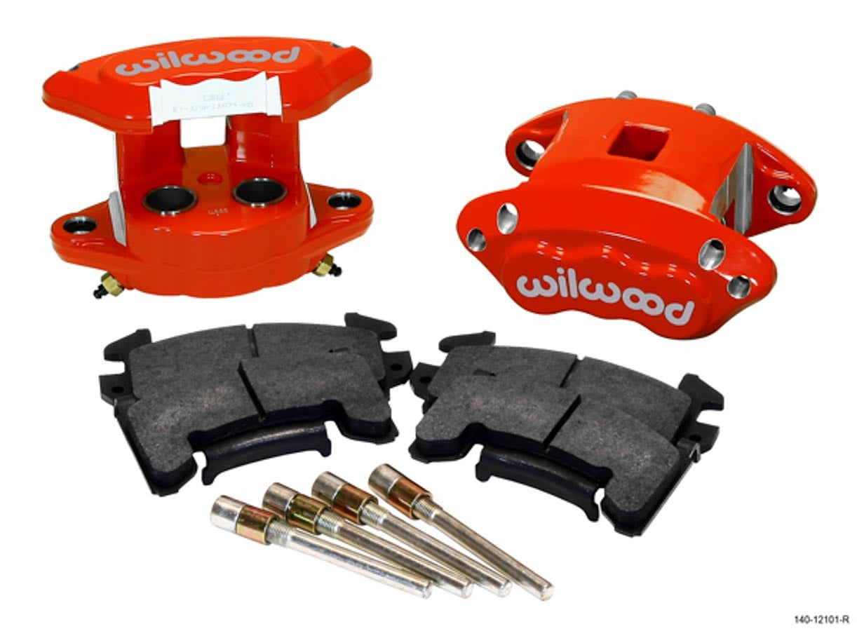 Wilwood Rear Brake Kit D154 Red - High-Performance Brake System for Trucks and SUVs