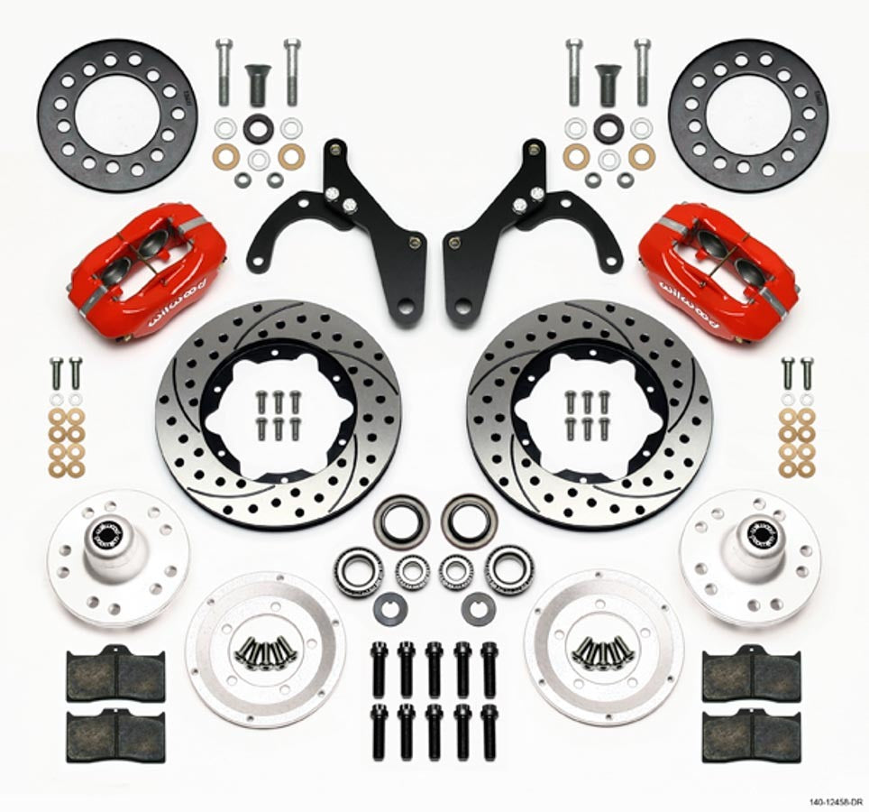 Wilwood 140-12458-DR Dynalite Pro Series Front Disc Brake Kit for 1959-1964 Chevrolet Corvette and GM B-Body