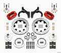 Wilwood 140-12459-DR Forged Dynalite Big Brake Front Kit for 1959-64 Chevrolet Corvette with 12.19 Inch Drilled and Slotted Iron Rotors