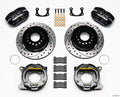 Wilwood 140-13207-D Rear Brake Kit for Big Ford Vehicles with 2.50 Inch Calipers and 12.19 Inch Drilled and Slotted Iron Rotors