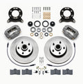 Wilwood 140-13476 Dynalite Front Disc Brake Kit for Ford Mustang 1965-1970 with 4-Piston Caliper and 11.30-Inch Plain Iron Rotor