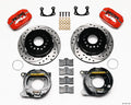 Wilwood 140-13511-DR Rear Disc Brake Kit with 4-Piston Forged Dynalite Calipers and 12.19 Inch Drilled and Slotted Iron Rotor for GM 12-Bolt Vehicles