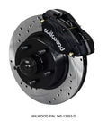 Wilwood 140-13653-D Front Brake Kit for 1960-1968 Ford and Mercury Galaxie with 11.30-inch Drilled and Slotted Iron Rotors