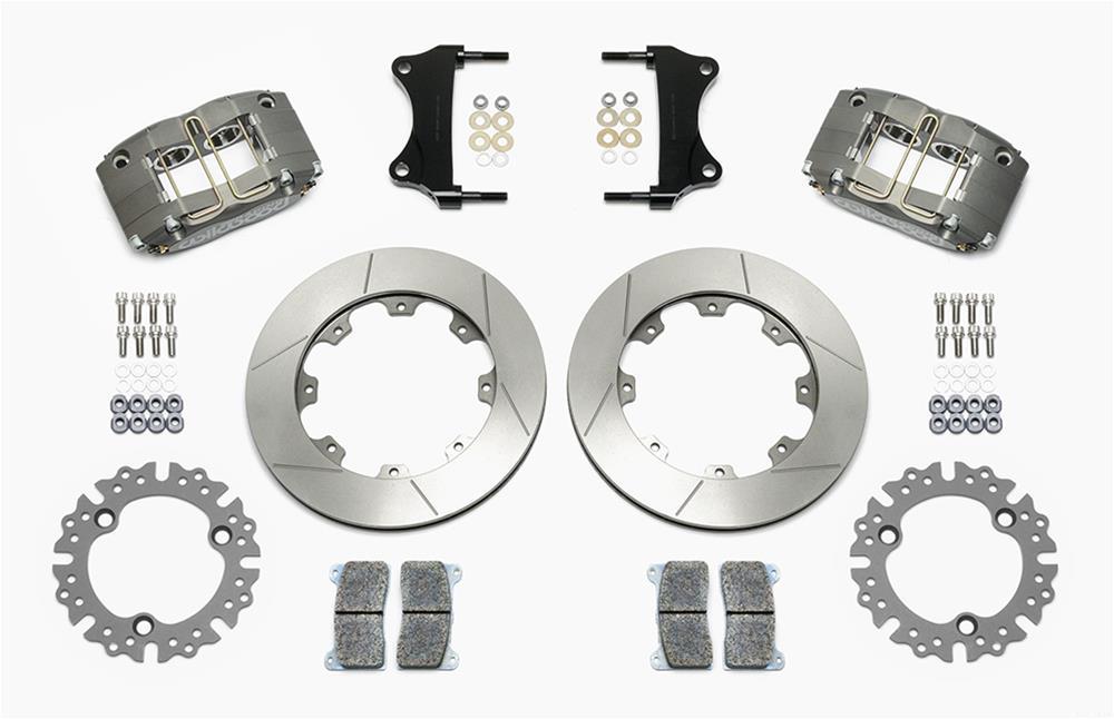Wilwood 140-14495 Sprint Car Front Brake Kit with 4-Piston Caliper and 11.75 Inch Slotted Iron Rotor