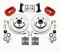 Wilwood 140-15272-R Dynalite Front Disc Brake Kit for 1967-1969 Chevrolet Camaro with 4 Piston Calipers and 11-inch Plain Iron Rotors