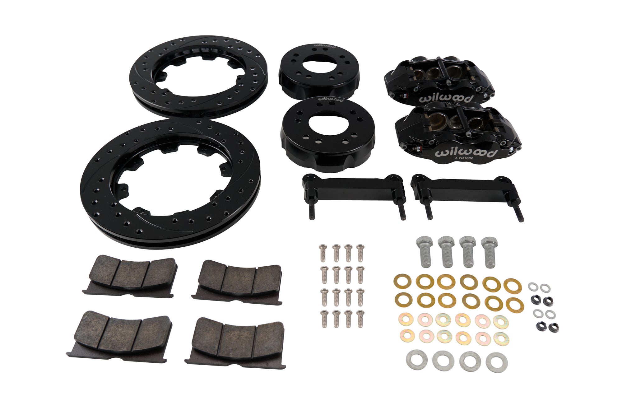 Wilwood 140-15302-D Forged Narrow Superlite 4R Front Disc Brake Kit for GM SUVs and Trucks